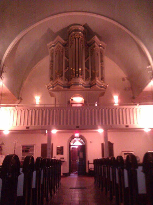 Brunswick organ facade